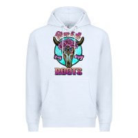 White blame it all on my roots white Premium Hoodie - JahusDesignShop