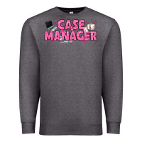 Charcoal Heather breast cancer case manager Premium Sweatshirt - texasbilliewilder