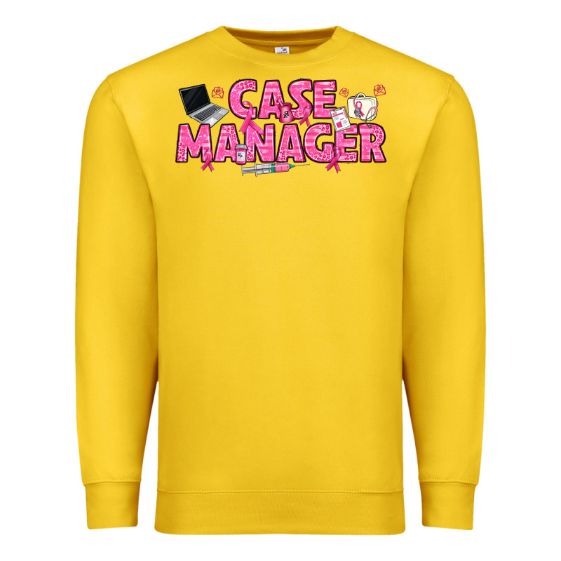 Breast Cancer Case Manager Premium Sweatshirt by texasbilliewilder | Teevron