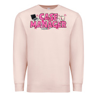 Pale Pink breast cancer case manager Premium Sweatshirt - texasbilliewilder