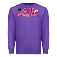 Purple breast cancer case manager Premium Sweatshirt - texasbilliewilder
