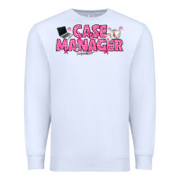 White breast cancer case manager Premium Sweatshirt - texasbilliewilder