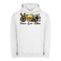 Pigment Lunar Rock peace love rhino Urban Hoodie - LillyAllenDesigns