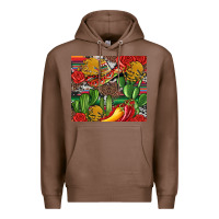 Chestnut mexican cacti Premium Hoodie - Artiststas
