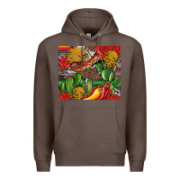 Coffee mexican cacti Premium Hoodie - Artiststas
