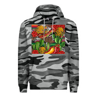 Slate Camo mexican cacti Premium Hoodie - Artiststas
