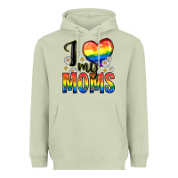 Matcha i love my moms Heavyweight Hoodie - Zillion Design Studio