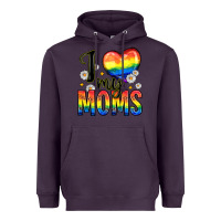 Plum i love my moms Heavyweight Hoodie - Zillion Design Studio