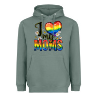 Sage i love my moms Heavyweight Hoodie - Zillion Design Studio