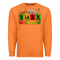 Carrot Black the prime element juneteenth Premium Sweatshirt - Zillion Design Studio