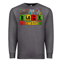 Charcoal Heather Black the prime element juneteenth Premium Sweatshirt - Zillion Design Studio
