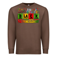 Chestnut Black the prime element juneteenth Premium Sweatshirt - Zillion Design Studio