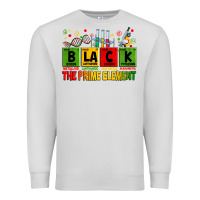 Dove Grey Black the prime element juneteenth Premium Sweatshirt - Zillion Design Studio