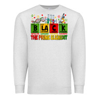 Oatmeal Heather Black the prime element juneteenth Premium Sweatshirt - Zillion Design Studio