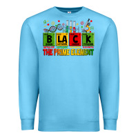 Ocean Blue Black the prime element juneteenth Premium Sweatshirt - Zillion Design Studio