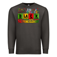 Smoke Black the prime element juneteenth Premium Sweatshirt - Zillion Design Studio