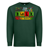 Sports Green Black the prime element juneteenth Premium Sweatshirt - Zillion Design Studio