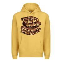 Antique Gold nut and chocolate Premium Hoodie - AdoDesignShop