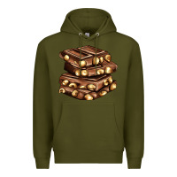 Nut And Chocolate Premium Hoodie | Teevron