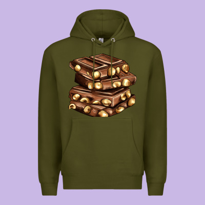 Nut And Chocolate Premium Hoodie Designed By Adodesignshop