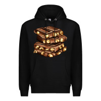 Black nut and chocolate Premium Hoodie - AdoDesignShop