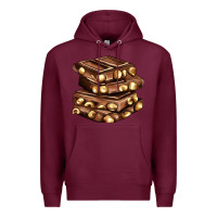 Burgundy nut and chocolate Premium Hoodie - AdoDesignShop