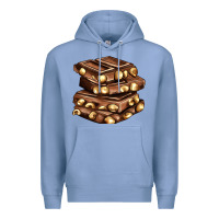 Colony Blue nut and chocolate Premium Hoodie - AdoDesignShop