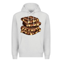 Dove Grey nut and chocolate Premium Hoodie - AdoDesignShop
