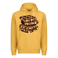 Mustard nut and chocolate Premium Hoodie - AdoDesignShop