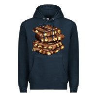 Navy nut and chocolate Premium Hoodie - AdoDesignShop
