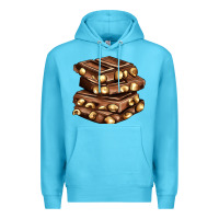 Ocean Blue nut and chocolate Premium Hoodie - AdoDesignShop