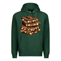 Sports Green nut and chocolate Premium Hoodie - AdoDesignShop