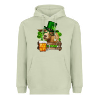 Matcha st. patrick's day goat and beer Heavyweight Hoodie - RanaPortraitStore