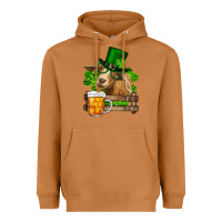 Meerkat st. patrick's day goat and beer Heavyweight Hoodie - RanaPortraitStore
