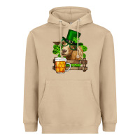 Mushroom st. patrick's day goat and beer Heavyweight Hoodie - RanaPortraitStore