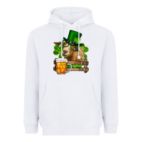 White st. patrick's day goat and beer Heavyweight Hoodie - RanaPortraitStore