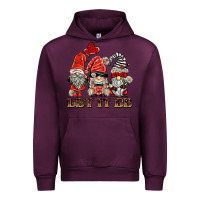 Mauve Wine let it be ladybug gnomies Urban Hoodie - BarkalooDesign