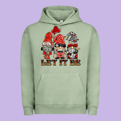 Let It Be Ladybug Gnomies Urban Hoodie Designed By Barkaloodesign