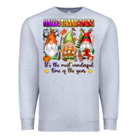 Heather Grey hallothanksmas its the most wonderful time of the Premium Sweatshirt - texasbilliewilder