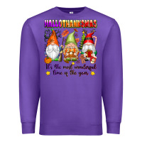 Purple hallothanksmas its the most wonderful time of the Premium Sweatshirt - texasbilliewilder