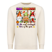 Sandshell hallothanksmas its the most wonderful time of the Premium Sweatshirt - texasbilliewilder