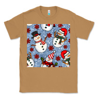 Toasted Coconut christmas snowman seamless pattern Classic Tee - BundleAndBundleShop