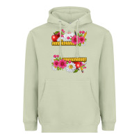 Matcha floral teacher Heavyweight Hoodie - texasbilliewilder
