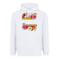White floral teacher Heavyweight Hoodie - texasbilliewilder