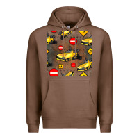 Chestnut asphalt paver seamless pattern Premium Hoodie - BundleAndBundleShop
