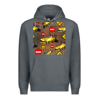 Rock asphalt paver seamless pattern Premium Hoodie - BundleAndBundleShop