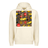Sandshell asphalt paver seamless pattern Premium Hoodie - BundleAndBundleShop