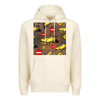 Tofu asphalt paver seamless pattern Premium Hoodie - BundleAndBundleShop