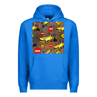True Royal asphalt paver seamless pattern Premium Hoodie - BundleAndBundleShop