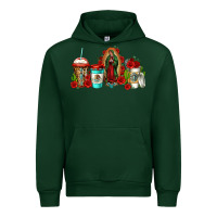 Forest Green lady of guadalupe coffee Urban Hoodie - Jasminsmagicworld